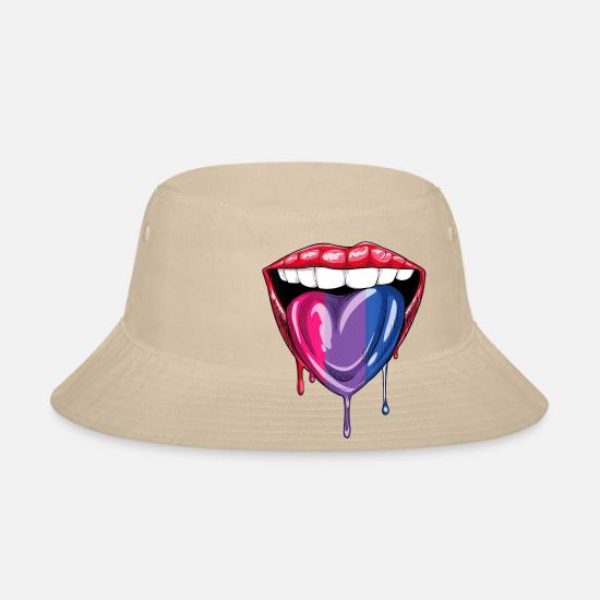 Lips Tongue LGBT Bisexual Pride Flag 